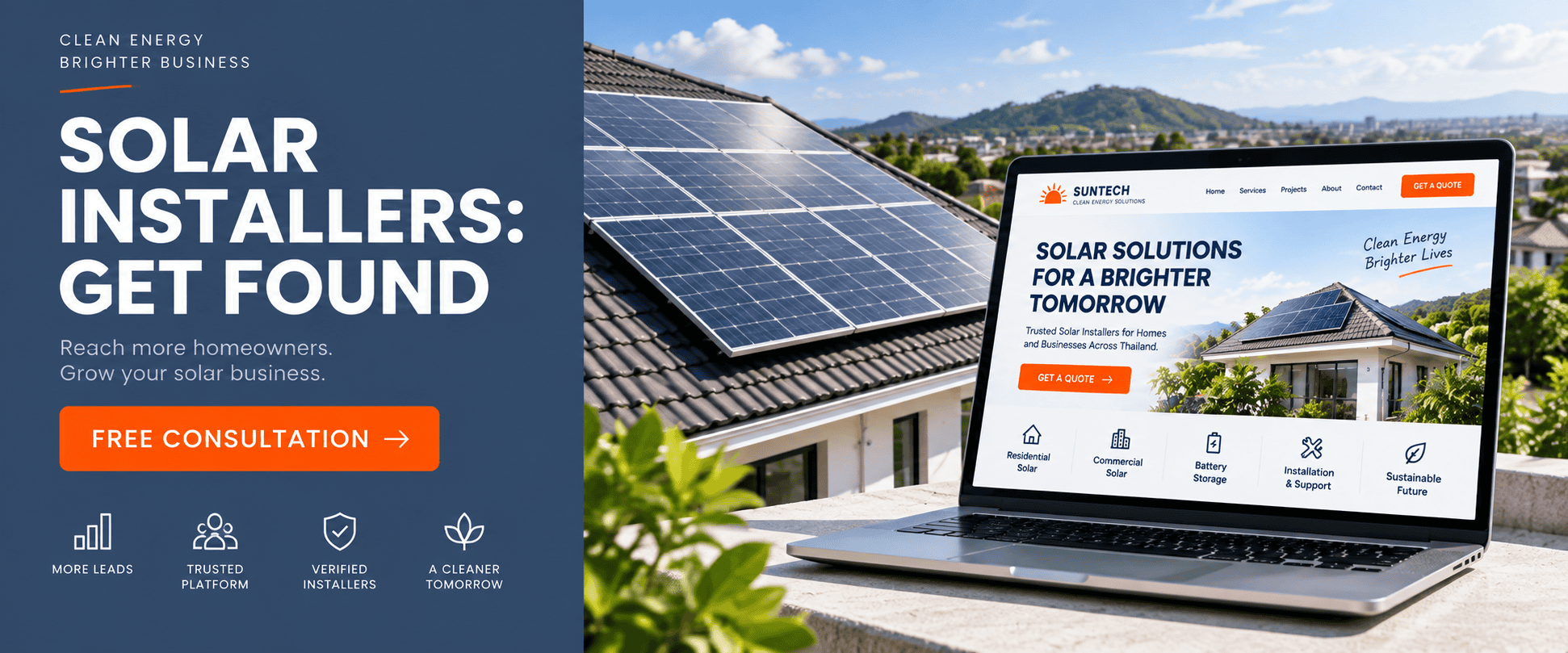 Website for Solar Rooftop Installers - Deemmi