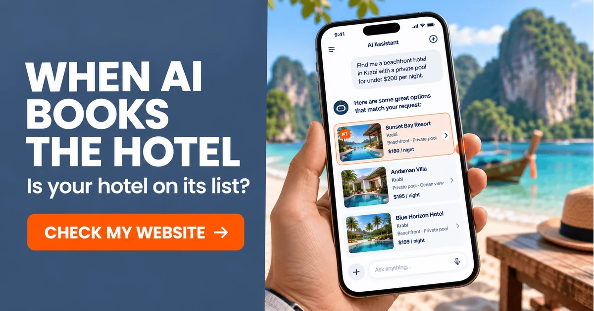 Chat with Deemmi on LINE about getting your hotel recommended by AI
